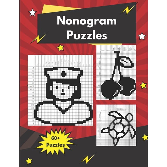Nonogram Logic Puzzles Nonogram Puzzles: Hanjie Logic Puzzles for Adults, (Paperback)