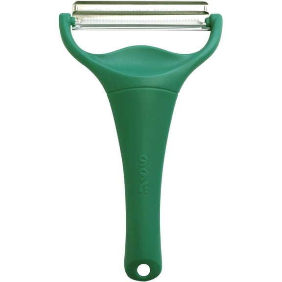 Nonoji MAX Cabbage Peeler and Shredder with Non-Slip Handle, Julienne, 2 Sharp Blades for Vegetable Peeling, Kitchen, Dark Green