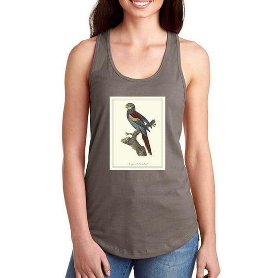 Nonpareil Parrakeet Racerback Tank Women -Sydenham Edwards Designs, Female Small