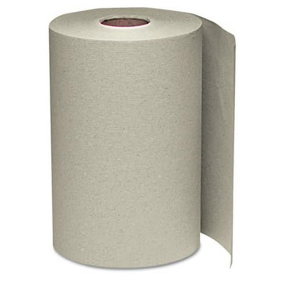 Nonperforated Paper Towel Roll, 8 x 350 ft., Natural, 12-Carton