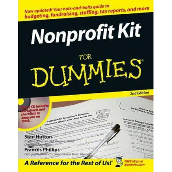 Pre-Owned Nonprofit Kit for Dummies (Paperback) 0764599097 9780764599095
