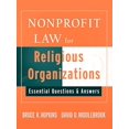 thumbnail image 1 of Pre-Owned Nonprofit Law for Religious Organizations: Essential Questions & Answers (Paperback) 0470114401 9780470114407, 1 of 1