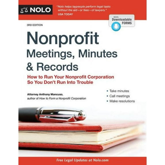 Nonprofit Meetings, Minutes & Records