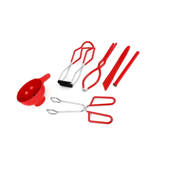 Nonrust Steel Canning Supplies 6PCS Jar Opener Lid Lifter Bubble Tool Heatproof Kitchen Accessories For Handmade Jams Pickle