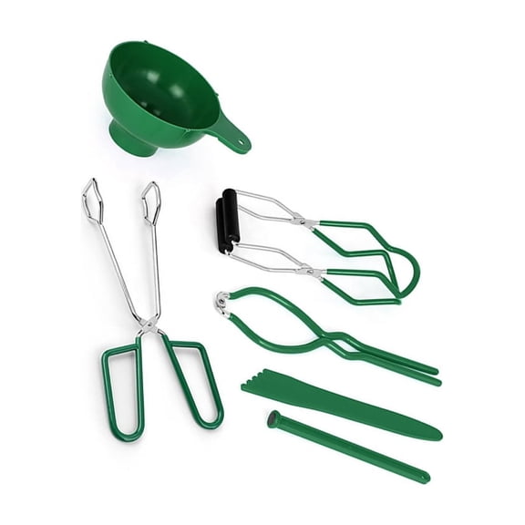 Nonrust Steel Canning Supplies 6PCS Jar Opener Lid Lifter Bubble Tool Heatproof Kitchen Accessories For Handmade Jams Pickle