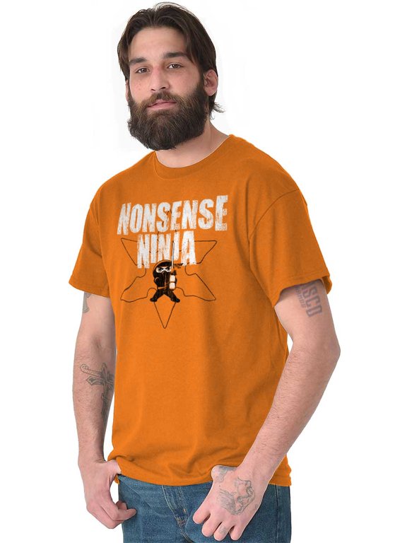 Nonsense Ninja Shinobi Geeky Nerdy Men's Graphic T Shirt Tees Brisco Brands M