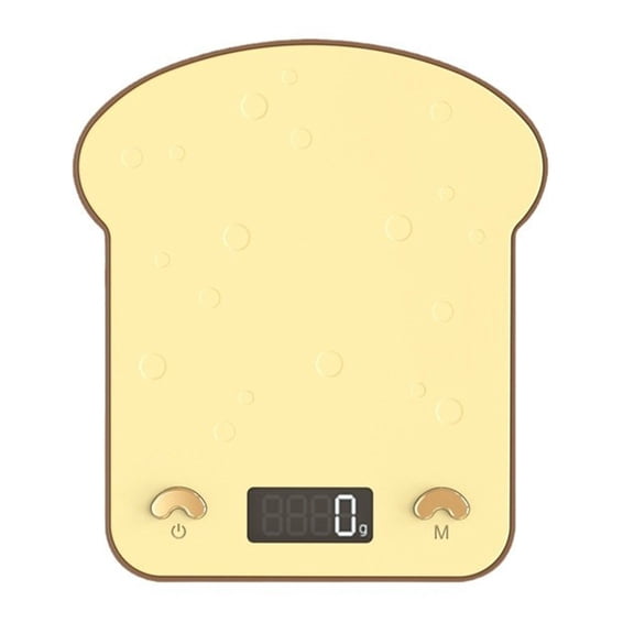 Nonslip Base Toast Shape Scale Wighting Scale Perfect for Professional Baking