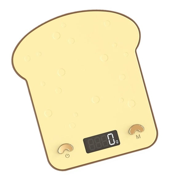 Nonslip Base Toast Shape Scale Wighting Scale Perfect for Professional Baking