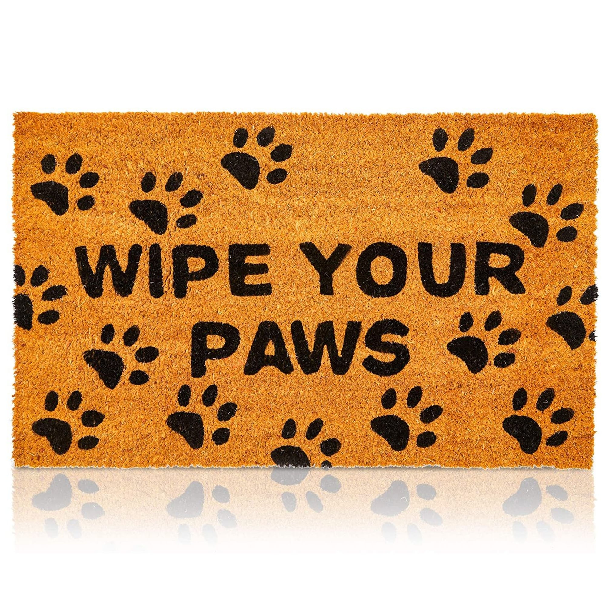 Nonslip Coco Coir Mat for Outdoor Entrance, Wipe Your Paws Doormat for ...