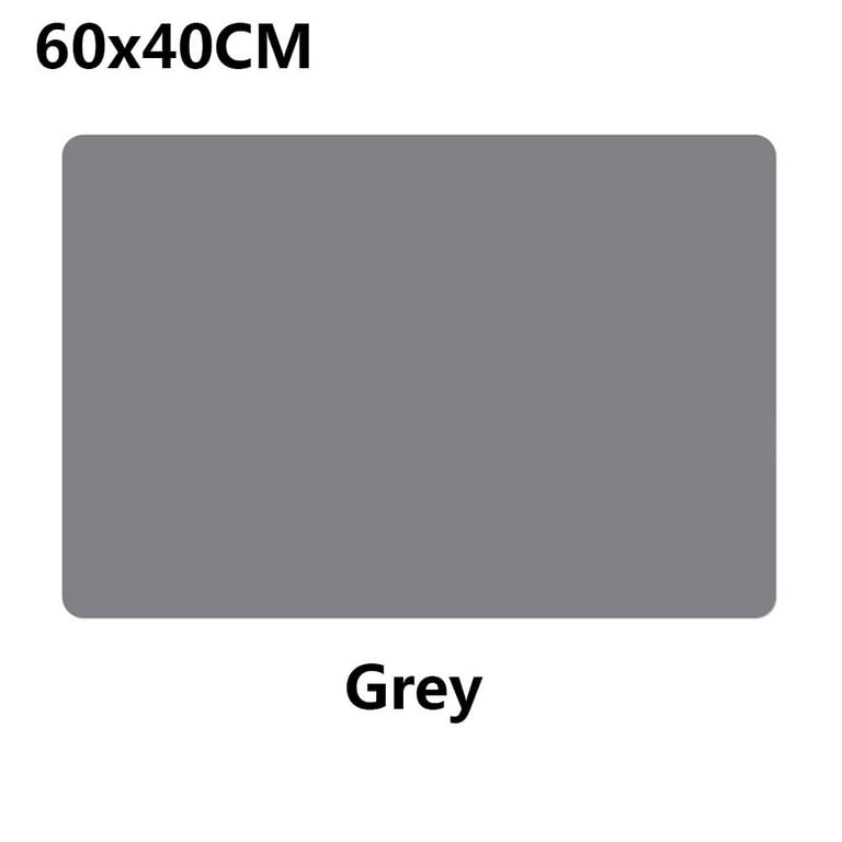 Nonslip Craft Mats Kitchen Dining Extra Large Waterproof Pad Silicone Mat  Counter Protector Table Placemat GREY 60X40CM