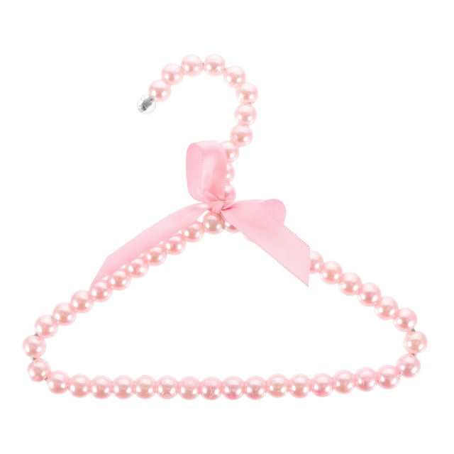 Nonslip Dog Coat Hanger Puppy Clothes Hanging Rack Pearl Pet Clothing