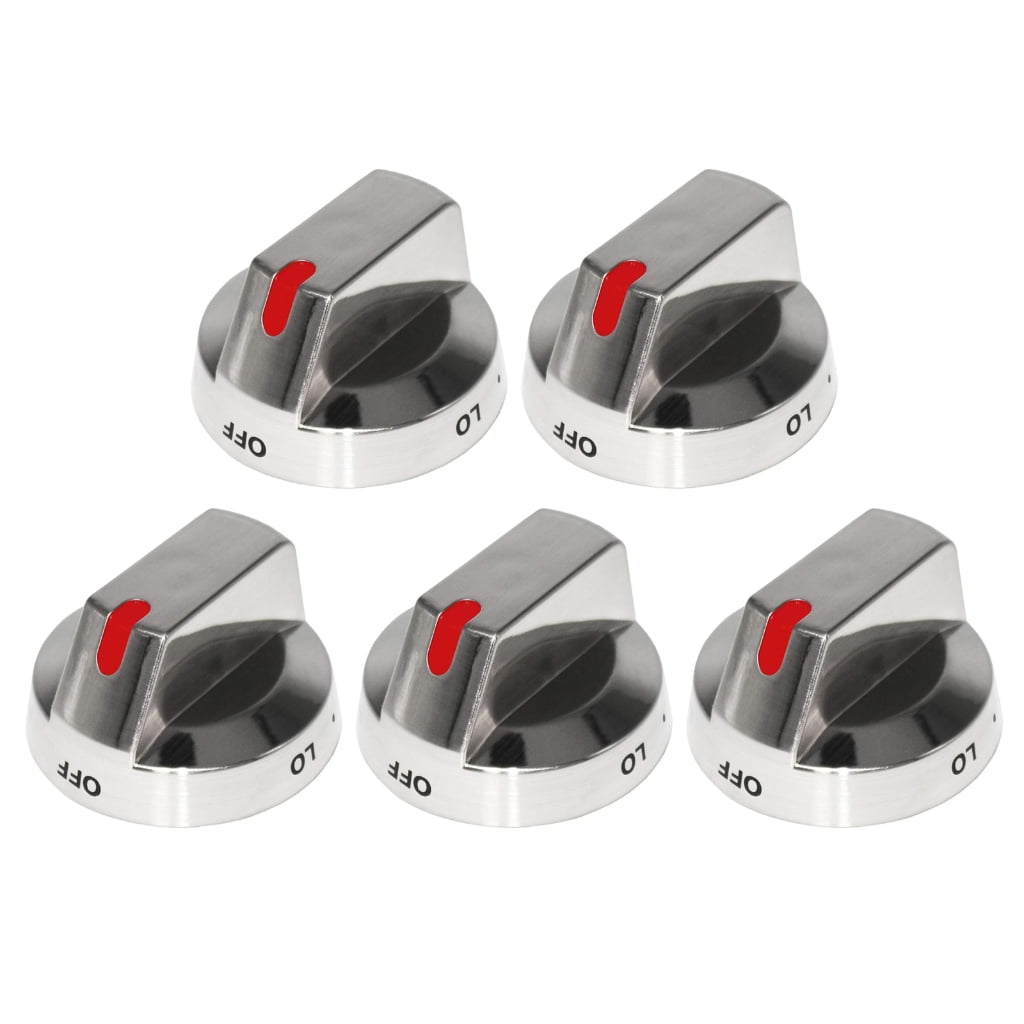 7829 Metal Gas Stove Control Handle Replacement Part Easy Installtion Repairing Knob Steel Texture for Various Models