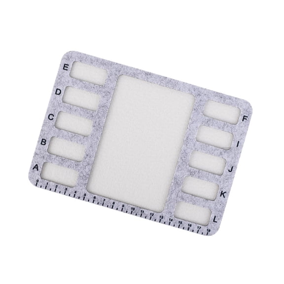 Nonslip Grids Beading Mat Beads Design Tray For Jewelry Making With Felt Surfaces And Measurement Markings
