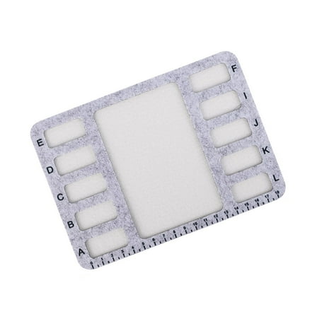 Nonslip Grids Beading Mat Beads Design Tray For Jewelry Making With Felt Surfaces And Measurement Markings