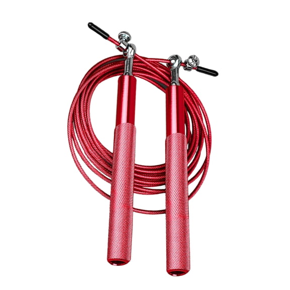 Nonslip Handle Telescopic Jump Rope Adjustable Fitness Exercise Rope 360 Swivels Bearing Rapid Speed Skippings Rope