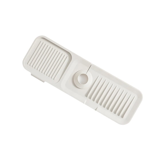 Nonslip Kitchen Sink Liners Customizable Drainages Holes Elevated Storage Platform Mats