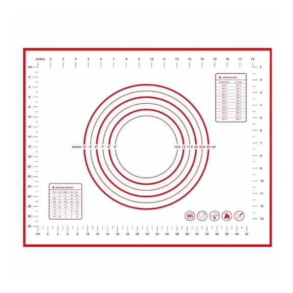 Nonslip Silicone Baking Sheet With 230°C Heat Resistance Easy Rolling Storage Space Saving Kitchen Pastries Mats