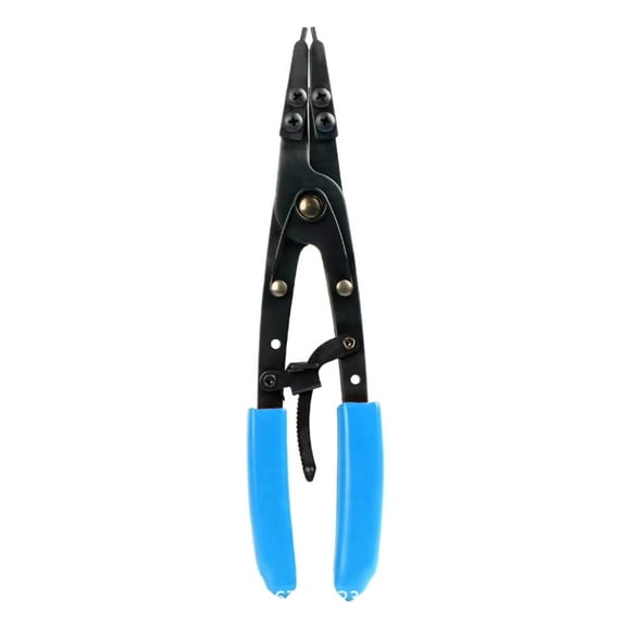 Nonslip Snaps Rings Pliers with Ratcheting Lock Mechanism for Car Maintenance