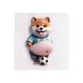 thumbnail image 1 of Nonslip Stickers Squishy Stress Relief Toy For Teens, S, Football Shaped Squeeze Toy With Soft Texture, Fun Fidget Sticker For Desk Decoration, Office, School, Party Favors, 1 of 4