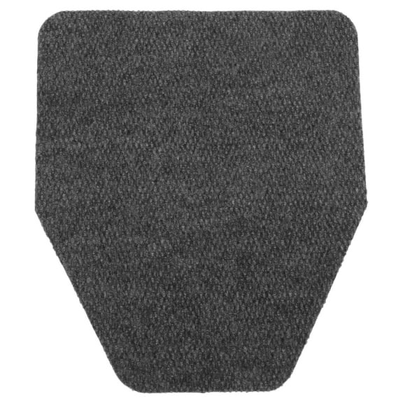 Raindrops Durable Nonslip Urinal Mats for Men's Bathroom with Absorbent PVC Polyester Floor Protection Dark Grey