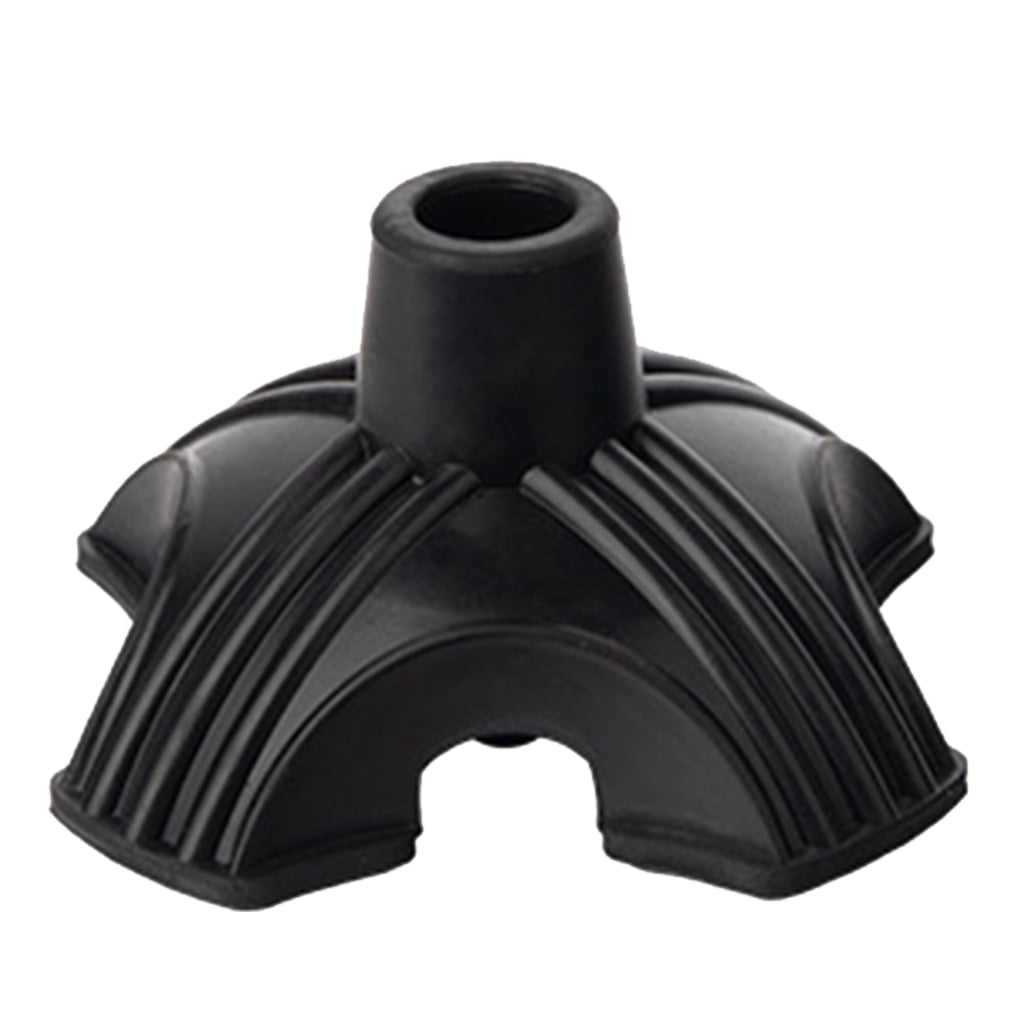 Nonslip Walking Stick Pad Caps Hiking Stick End Bottom Crutch Tip Head