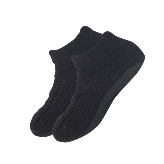 Nonslip Winter Slipper Socks For Women Acrylic Warm Knitted Fleece Lining Indoor Floor Socks with Antislip Dot Grip