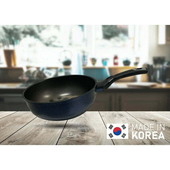 Nonstick 3D Diamond Coating Wok Cookware 9''(22cm) Made in Korea