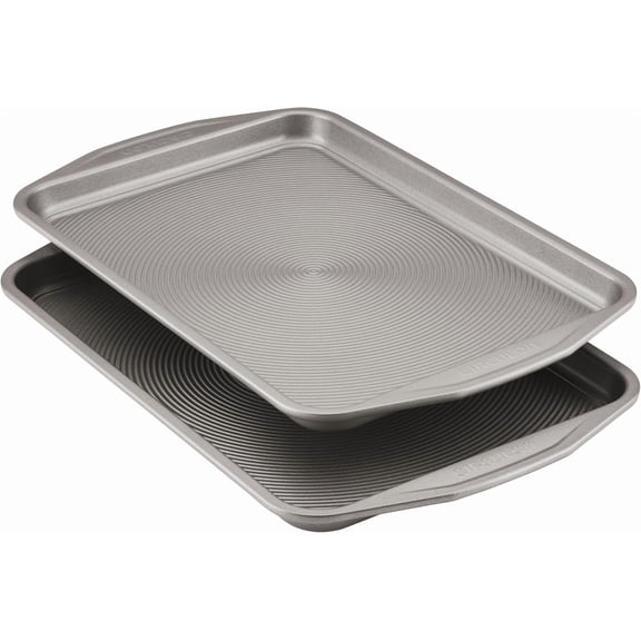 Circulon Nonstick Bakeware Set, Cookie Sheets for Baking Nonstick, 2-Piece, Gray