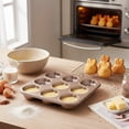 thumbnail image 1 of Nonstick Bakeware Set, 9-Piece Carbon Steel Pan, Thickened Baking Tray for Oven, Cake & Pastry, 1 of 6