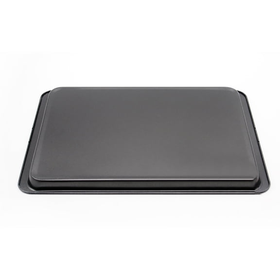 Heavy Carbon Steel Baking Sheet, 14.5 Inch With Nonstick Black Coating For Abrasion Resistance And Quick Heat Distribution, Dishwasher Safe And Magnetic
