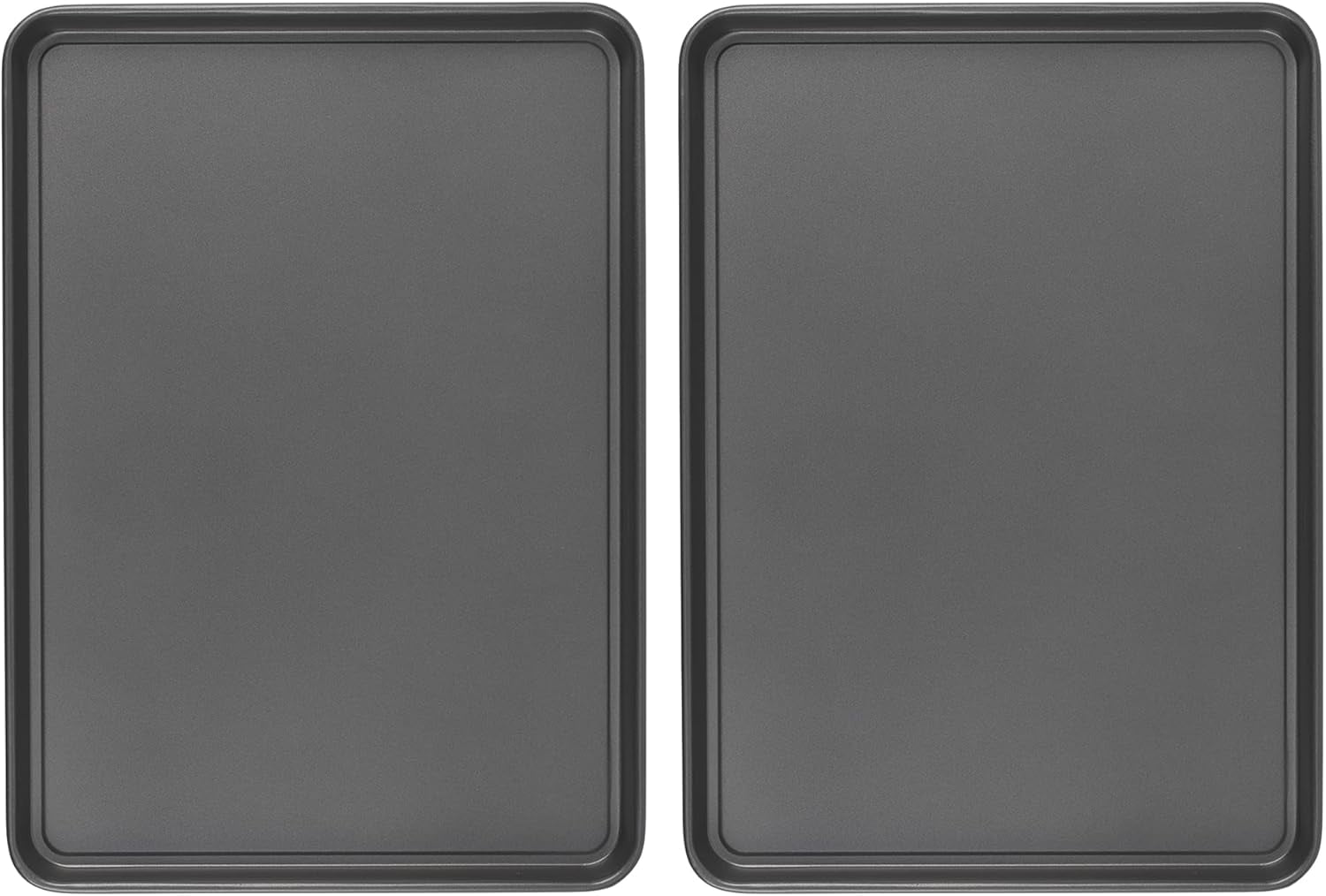 Navaris Baking Trays Set - 2 Quarter Sheet Pans And Rack 12.2\" X 9.6\" X...