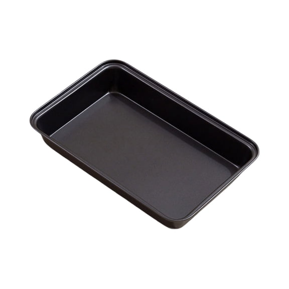 Nonstick Carbon Steel Roasting Tray Large Capacity Deep Cooking Pan Sheet for Baking Cakes Breads Even Heat Distribution
