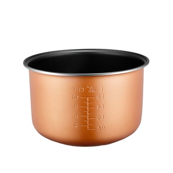 Nonstick Cooking Pot,Stainless Steel Rice Cooker Inner Pots Replacement Nonstick Cooking Pot for Even Heat