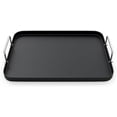thumbnail image 1 of Nonstick Double Burner Stove Top Flat Griddle Pan Removable Stay-Cool Handles Oven Safe Works on Electronic Ceramic and Gas Cooktops Non-stick Cooking Surface 17.5"L x 13"W$$Garden & Patio, 1 of 7