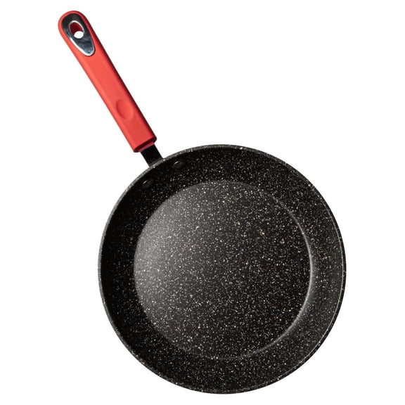 Nonstick Frying Pan, 8" Small Skillet With Healthier Granite Non Stick Coating, Omelet Egg Pan, Cooking Pan, Silicone Easy Grip Handle, Compatible with Electric, Gas, Induction Frying Pans