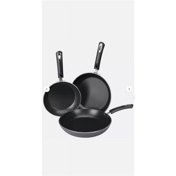 Nonstick Frying Pan Set - 3 Piece Induction Bottom 8", 9.5", 11" Utopia Kitchen