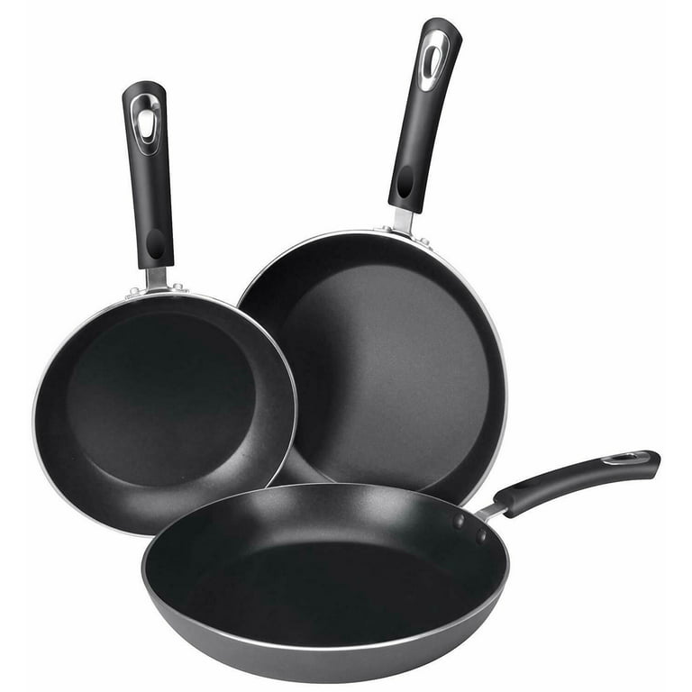 Utopia Kitchen Non Stick Cooking Pot Set - 3 Piece Induction Bottom - 8  Inches, 9.5 Inches and 11 Inches Cooking Pots Set