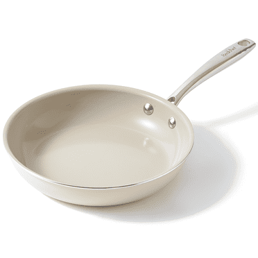 Nonstick Frying Pan Skillet, Ceramic Non-Stick Saute Pans, 9.5 inch Cooking Fry Pan with Stay Cool Handle, All Stovetops (Gas, Electric & Induction), Dishwasher/Oven Safe, PFAS-Free, Non Toxic