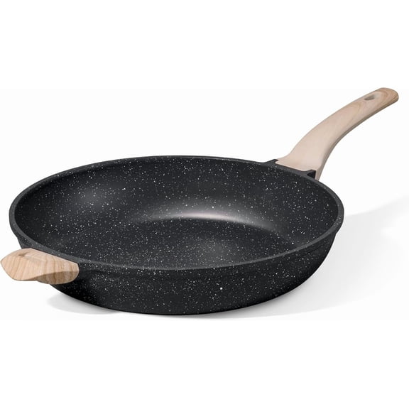 Nonstick Frying Pan Skillet,Non Stick Granite Fry Pan Egg Pan Omelet Pans, Stone Cookware Chef's Pan