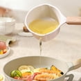 thumbnail image 1 of Nonstick Frying Pan Skillet Stone Cookware Chef's Pan Induction Compatible Stainless Steel for Kitchen Cooking (White), 1 of 7