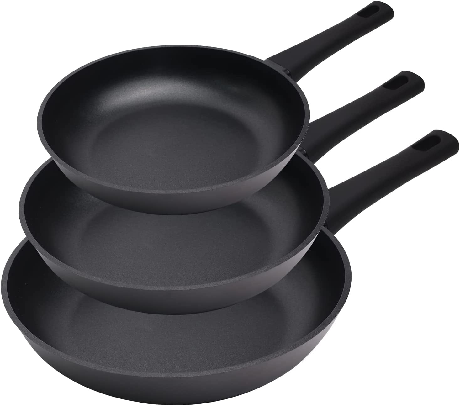 Nonstick Frying Pans Set, Nonstick Skillets with Bakelite Handle