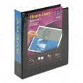 thumbnail image 1 of Nonstick Heavy-Duty Round Ring View Binder- 2'' Capacity- Black, 1 of 1