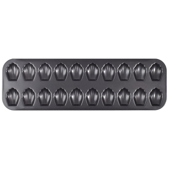 Nonstick Madeleine Pan 20-Cavity French Shell Cake Mold - Heavy Duty Oven Baking Tray, Cake Mold