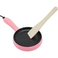 thumbnail image 1 of Nonstick Pan Mini Skillet,450W 5.9Inch Mini Stainless Steel Skillet Electric Frying Pan with Wooden Spatula,Small Electric Egg Frying Pan for Dumpling Bacon Ham (Yellow), 1 of 18