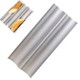 thumbnail image 1 of Nonstick Perforated Baguette Pan for French Bread Baking 2 Wave Loaves Loaf Bake Mold Oven Toaster Pan, 1 of 5
