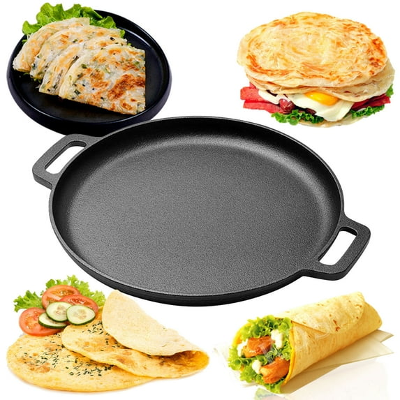 Nonstick Pizza Steel | 3-Ply Stainless Steel with Aluminum Core | Hexagonal Etched Surface | Up to 900°F Oven & Grill Safe | Lightweight with Handles | Superior Nonstick Release | Even Heating |