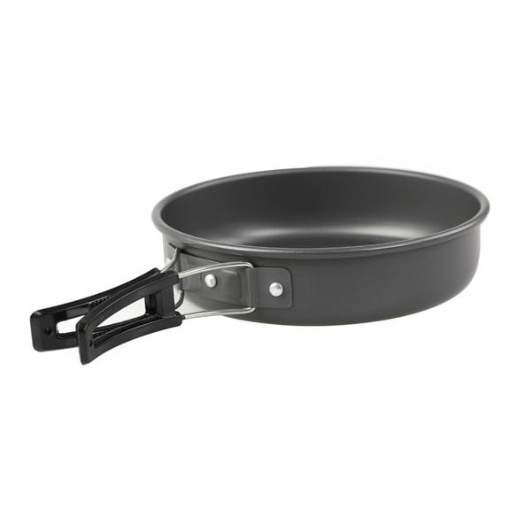 Nonstick Practical Backpacking Camping Frying Pans Outdoor Cooking Pans with Stick Proof Coating for Camping Backpacking