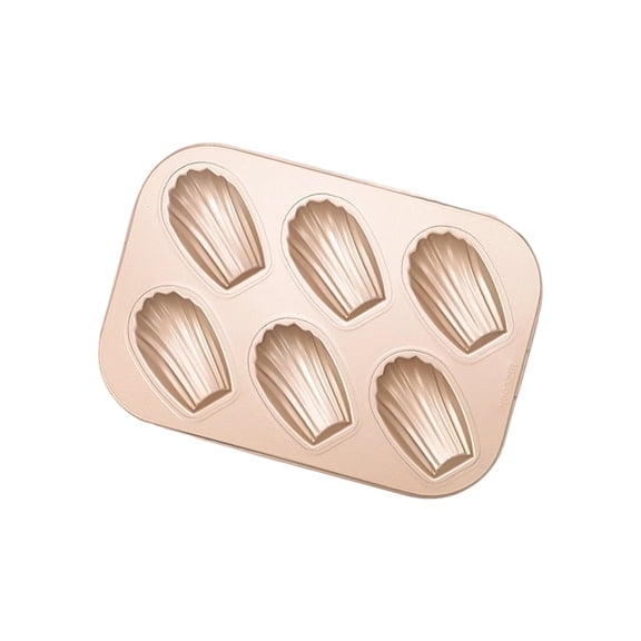 Nonstick Scallops Shape Madeleine Cake Baking Mold 6/12 Cavity Carbon Steel Oven Safe Kitchen Bakeware Dessert Tray Pan
