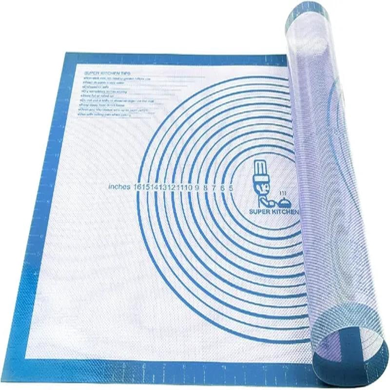 Nonstick Silicone Pastry Mat with Measurements for Baking, Counter ...