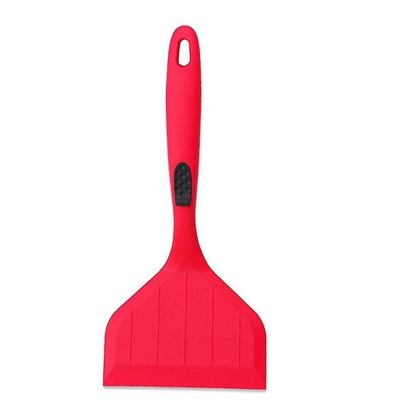 Nonstick Silicone Spatula Frying Pan Food Lifter Kitchen Gadget (1 Piece, Red)